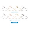 Beadthoven 16pcs Adjustable Slider Bracelet 4 Colors Box Chain Slider