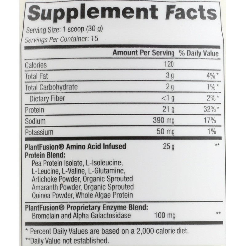 PlantFusion Complete Vegan Protein Powder - Plant Based Protein Powder