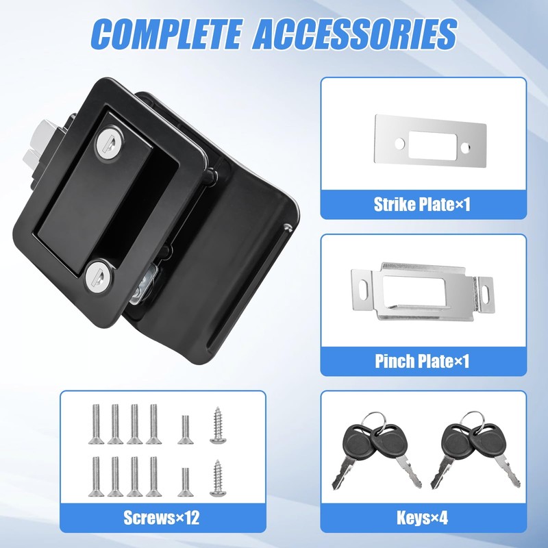 Beaiguna RV Entry Door Lock Replacement - Upgrade Door Latch