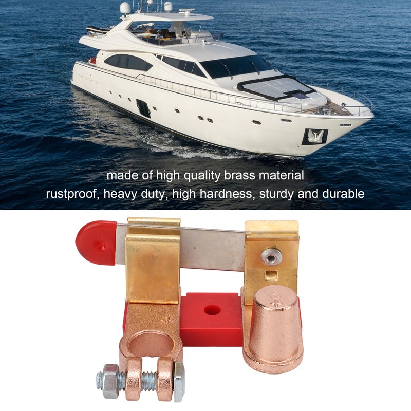 Top Post Positive Battery Disconnect Switch Brass Power Cutoff Switch