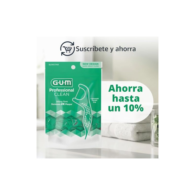Sunstar 893F GUM Mint Flavor Professional Clean Flosser (Pack of