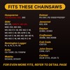 20 Inch Carbide Chainsaw Chain, 3/8" Pitch, .050" Gauge, 72