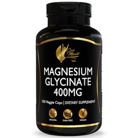 Cocó March N.M.D Magnesium Glycinate 400 mg – High Absorption Magnesium for Women & Men - Supplement for Sleep, Relaxation & Digestive Health – Gluten Free, Vegan, Soy & Dairy Free – 150 Capsules