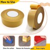 Qoqooice Double Sided Fabric Tape Heavy Duty Mounting Tape 0.79"