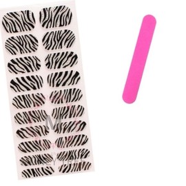 MT Colorachi Self Fashion Nail Sticker Jewel Zebra Sticker Nail Nail Art Stick-on Nails Easy Nail Art / MT 컬러라치 셀프 패션 네일스티커 쥬얼 지브라 스티커네일 네일아트 붙이는네일 간편한네일아트