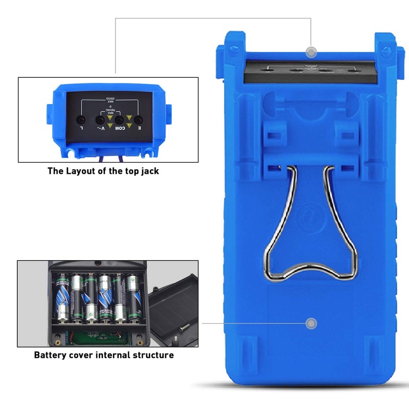 Digital Insulation Resistance Tester, AIMOEST Megohmmeter 200GΩ Meg Ohmmeter, 500V/1000V/2500V/5kV
