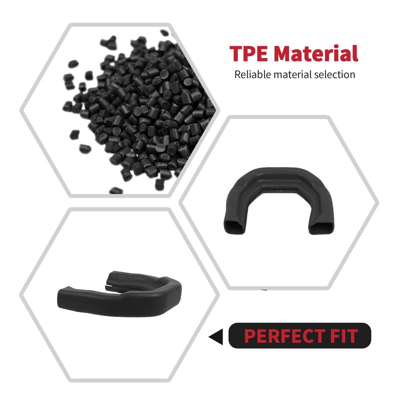 RT-TCZ Tow Hook Covers Bumper Tow Hook Covers Rubber Protector