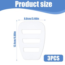 XPEX Set of 3 Pocket Square Holder Set for Wedding Tuxedo Suits Dinner Jackets Men's Pocket Square Accessories Men's Accessories