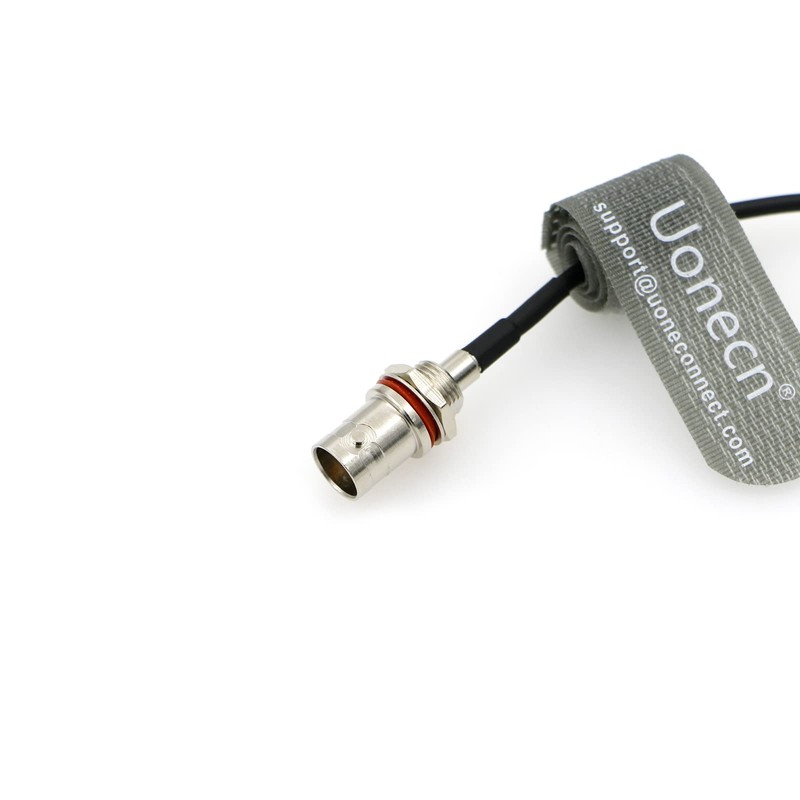 BNC Female Straight to BNC Male Right Angle SDI Cable