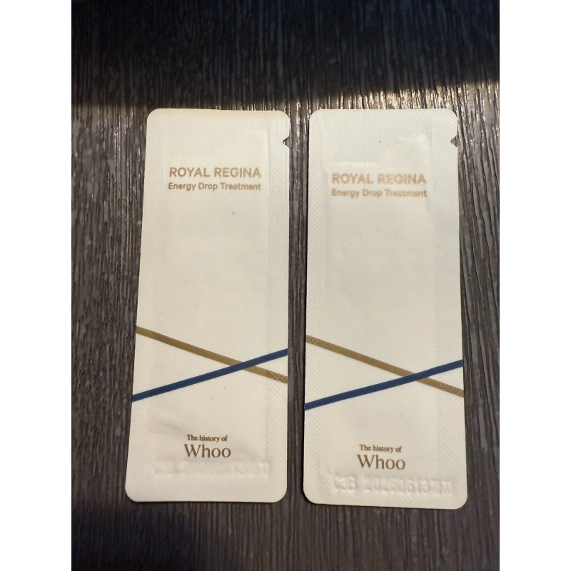 The history of Whoo Royal Regina Energy Drop Treatment 1ml