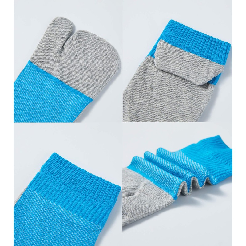 WIOIW Tabi Socks, 2 Toe Socks, Men's, Men's, Sweat Absorbent,