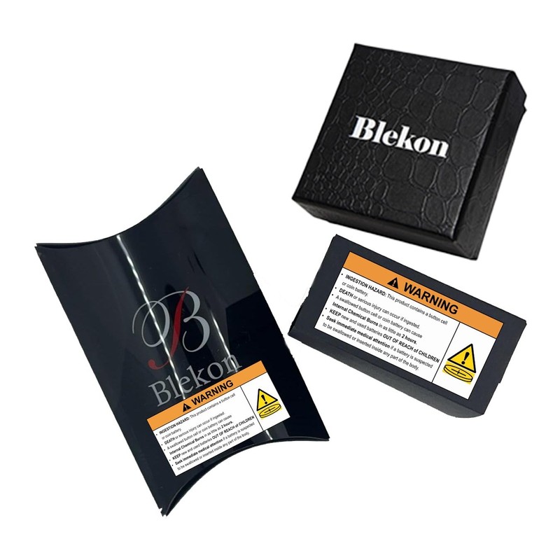 Blekon Collections Quartz Women's 34mm Case Elegant Rhinestone Bangle Watch