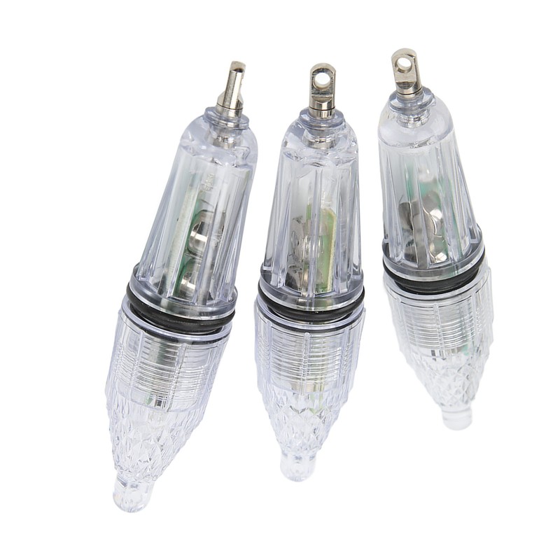 3PCS LED Underwater Fishing Light Lure Fish Bait Lure Lamp