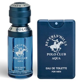 Beverly Hills Polo Club BHPC Men's Eau De Toilette Bonus Pack, 1.7oz EDT + Bonus EDT Pocket Spray (Aqua)