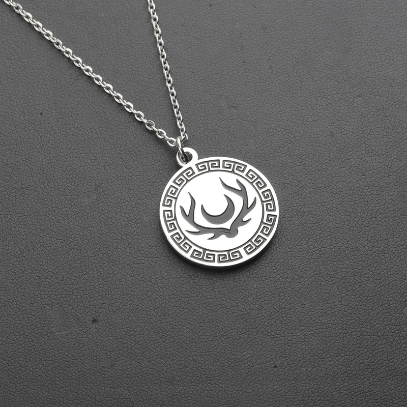 CENWA Stainless Steel Goddess Of The Hunt Amulet Pendant Necklace