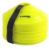 Cannon Sports Agility Training Cones Strong, Soft, Collapsible, Bright Colors, with Carry Strap (40 Pack, Yellow, 8 inch)