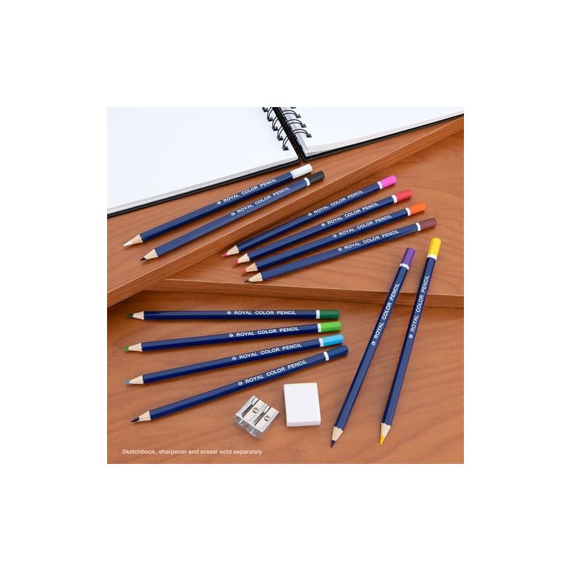 Royal & Langnickel Colour Pencils (Pack of 12)