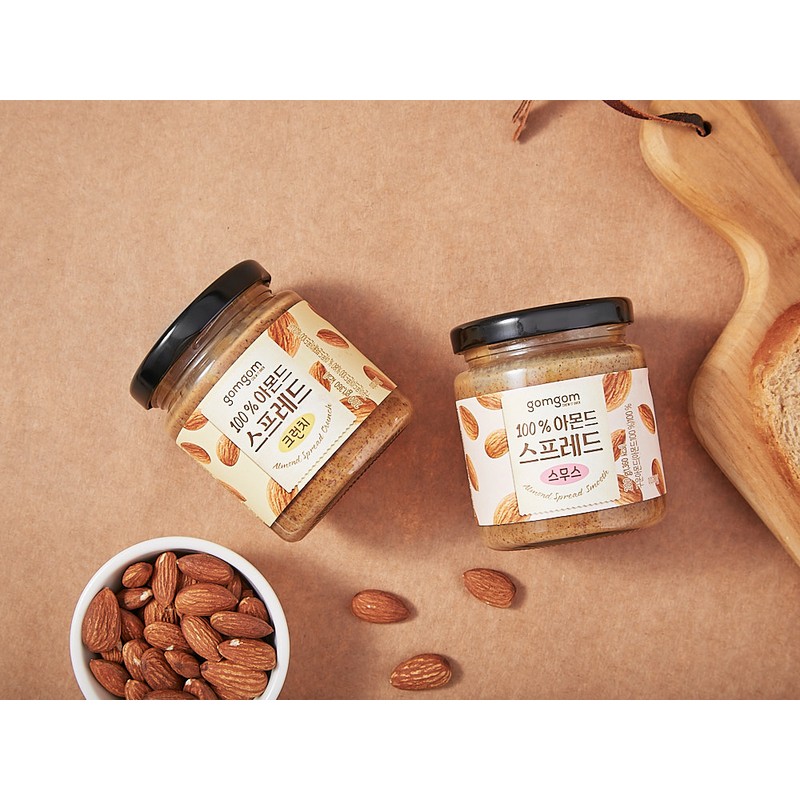곰곰 100% 아몬드 스프레드 크런치, 200g, 1개 GomGom 100% Almond