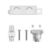 LAGOM Hardware Kit for Under Cabinet Light, White, HK01WH