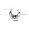32mm Flange Rod Holder,Closet Rod Holder, U Shaped End Rod