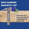 Boss Hammer Magnetic Cap - Magnetic Roof & Button‑Cap Nail