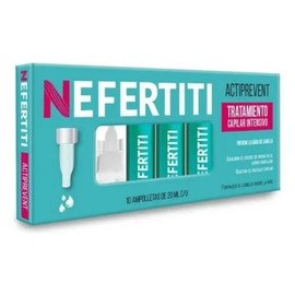 Nefertiti Ampolletas Actiprevent Tratamiento Capilar Intensivo 10x20ml | Anticaída Fortalece e Hidrata