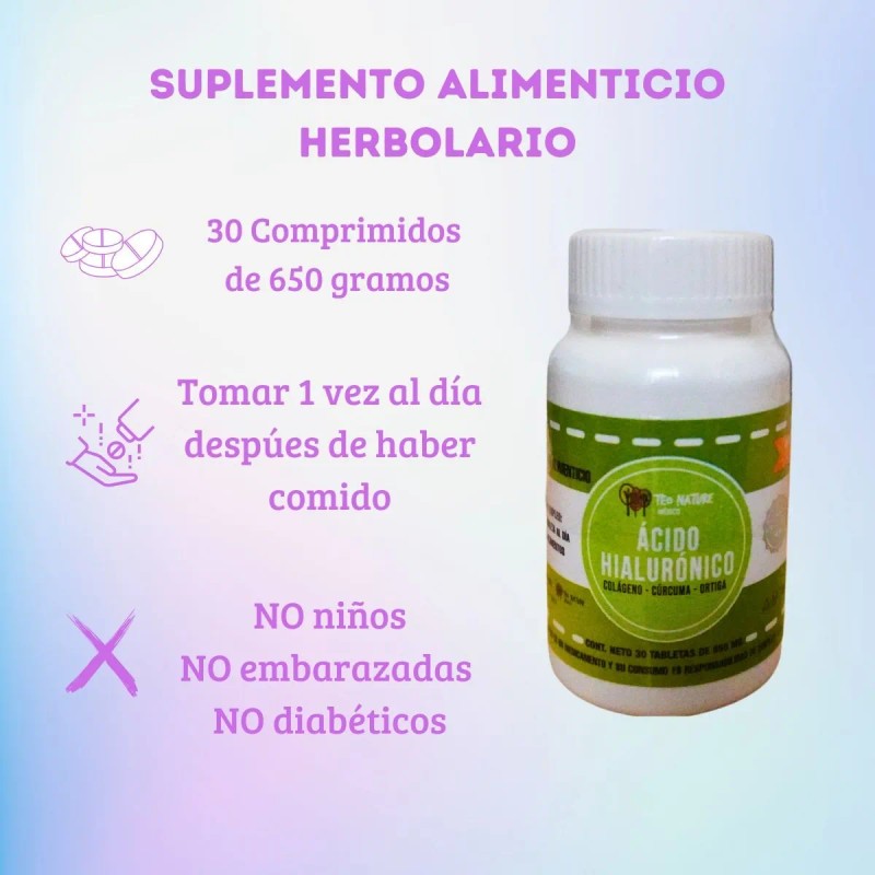 Ácido Hialurónico Teo Nature Pack 10 Unidades Suplemento