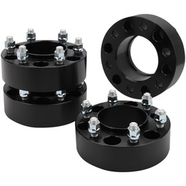 IRONTEK 6x5.5in Wheel Spacers Compatible for Lexus 2022-2023 LX600, for Toyota 2021 Land Cruiser/ 2022-2024 Tundra Forged 2" Thread Pitch M14x1.5 Hub Bore 95.1mm 6x139.7mm to 6x139.7mm 4PCS