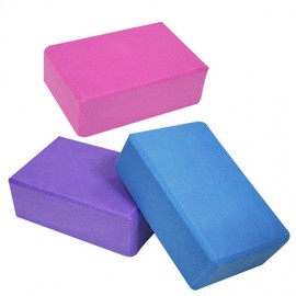 Yoga Block Yoga Supplies Yoga Mat Purple 3ea