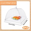 4 Pack Collapsible Mesh Food Covers – Pop-Up Net Protectors