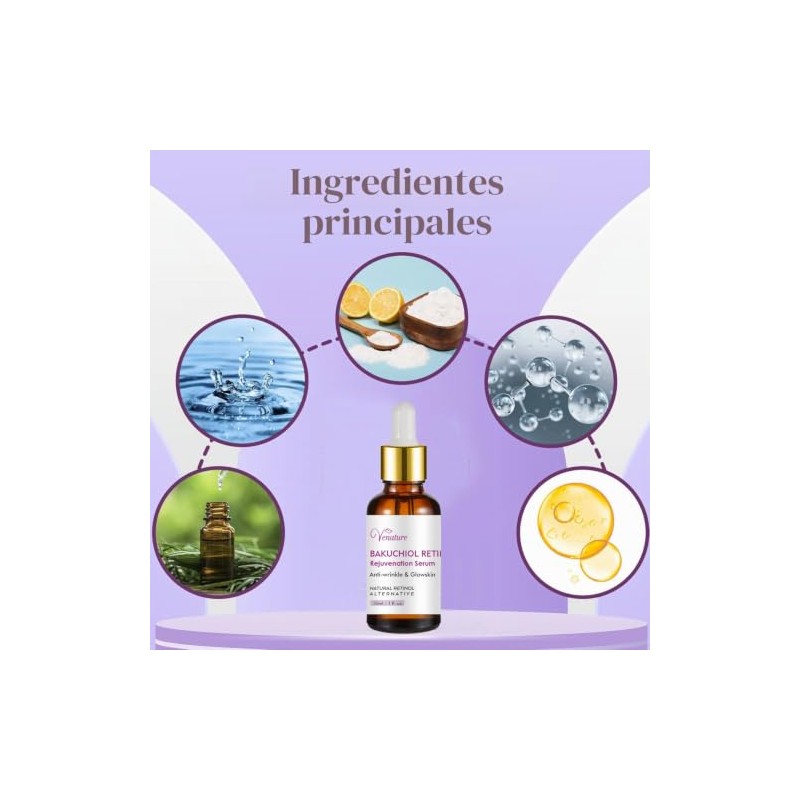 Suero Rejuvenecedor con Retinol Bakuchiol