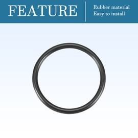 QUARKZMAN Nitrile Rubber Sealing Ring Rubber Rings 40 mm x 34 mm x 3 mm for Tap Plumbers Repair Seal Connection, Black Pack of 10