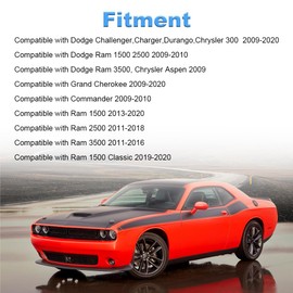 VANJINJ Cylinder Head Gasket Set with Bolts Compatible with Dodge Challenger Charger Durango, Chrysler 300 Aspen Ram 1500 2500 3500 Grand Cherokee 5.7 V8 Replacement for ES72200 HS26423PT TCS46169