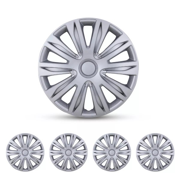 ROXX 13" Set Of 4 Wheel Covers Snap On Hubcaps