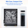 Mini ITX Case, Mini PC Case with 6 Sided Hollow,