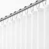 mDesign Wide Stripes Shower Curtain - Washable Shower and Bath