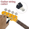Guitar String Winder, Black Guitar String Cutter,3-In-1 Multifunctional Guitar Tool,