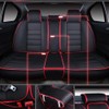 YINZINR Universal PU Leather 5-Seats Front + Rear SUV Car