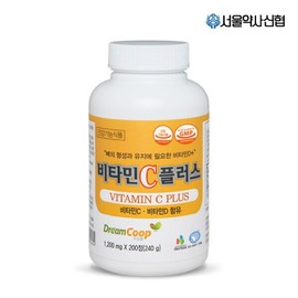 Seoul Pharmacist Credit Union (200-day supply) Chewable Vitamin C Plus 1200mg, 200 tablets / 서울약사신협 (200일분) 씹어먹는 비타민C플러스 1200mg 200정