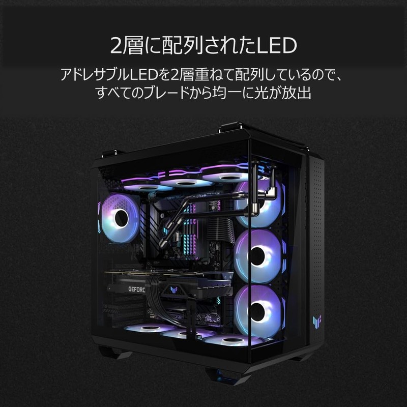 ASUS Case Fan, 4.7 inches (120 mm), Aura Sync, Positive