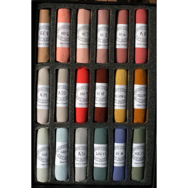 Unison Color Soft Pastels Hand Made Portrait 18 set