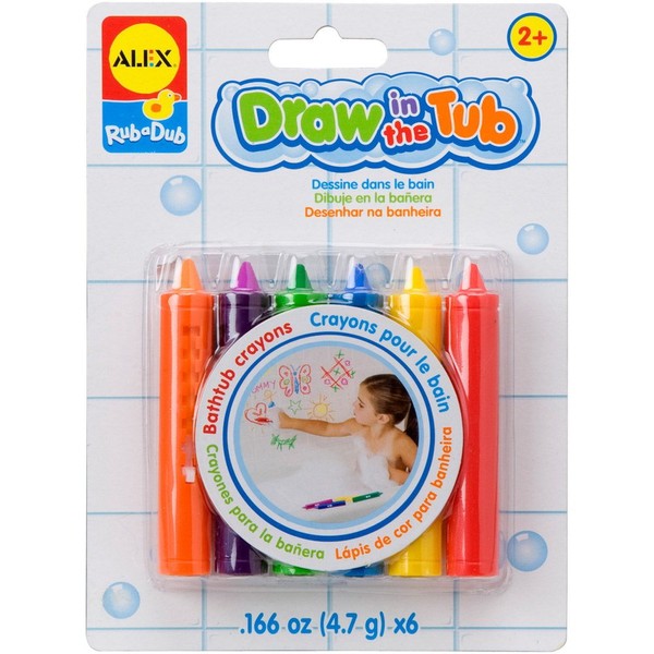Alex Rub a Dub Draw in the Tub Crayons Kids