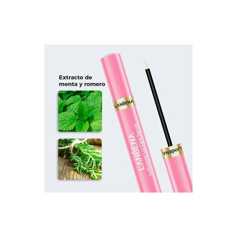 Serum Labial Lanbena Hidratante y Voluminizador con Isoflavonas 4mL