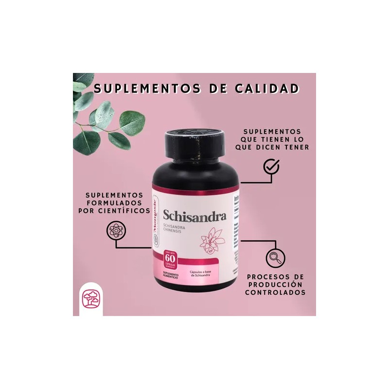 Schisandra 60 Cápsulas De 500 Mg | Momosie | Dura