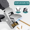 YUDANSI Heavy Duty Nail Clipper With Wide Jaw Opening, Stainless