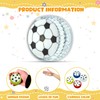 HOVUK® White Football Design Light Up Responsive Yoyos, Stable and