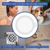 Disposable Hair Catcher Shower Drain Mesh Stickers, 35 Pack