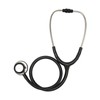 Medical Stethoscope Dual Head Clear Transmission Soft Ear Plugs Stainless