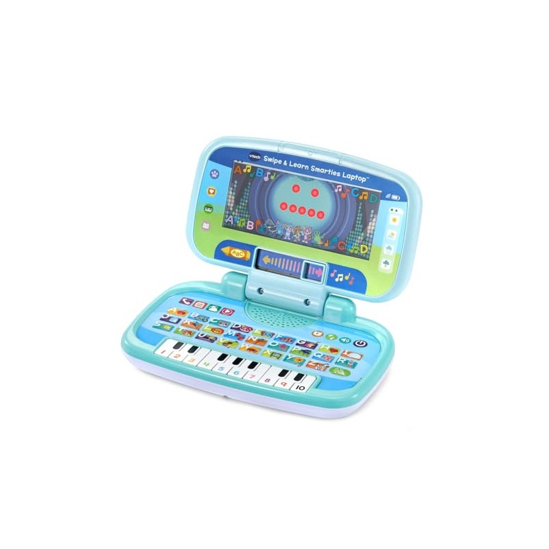 VTech VTech Swipe and Learn Smarties Laptop, Blue