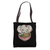 Cute Elephant Ramen Bowl Artwork Kawaii Japanese Noodles Tote Bag